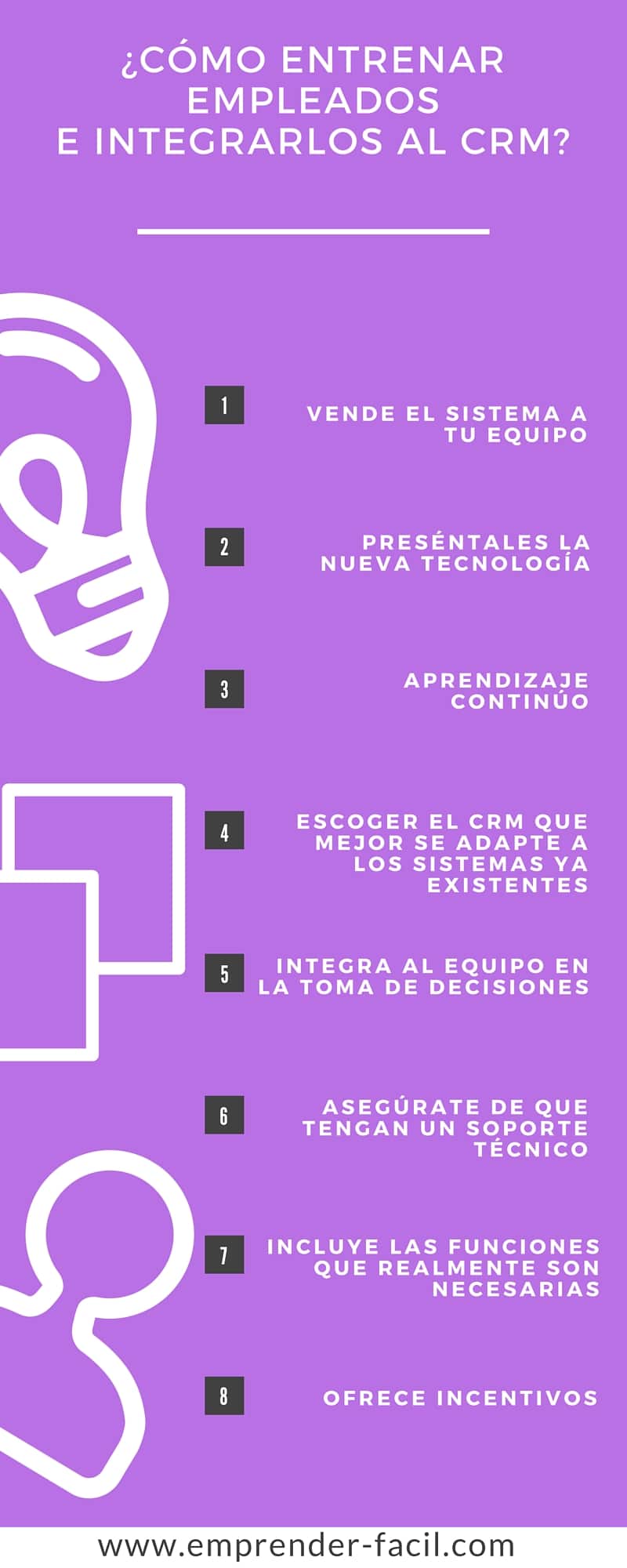 8 tips para entrenar empleados en el uso del CRM