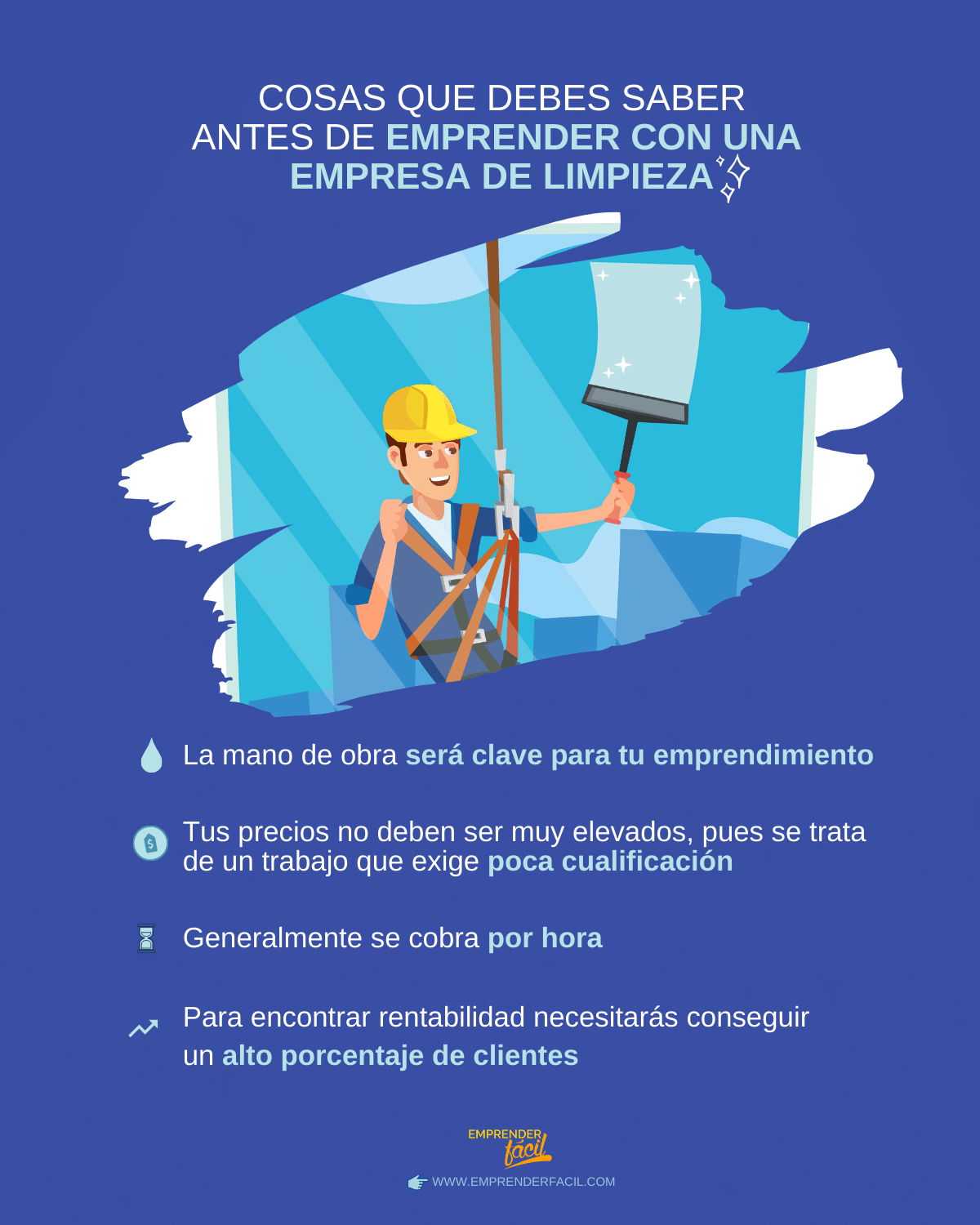 Emprender con empresas de limpieza