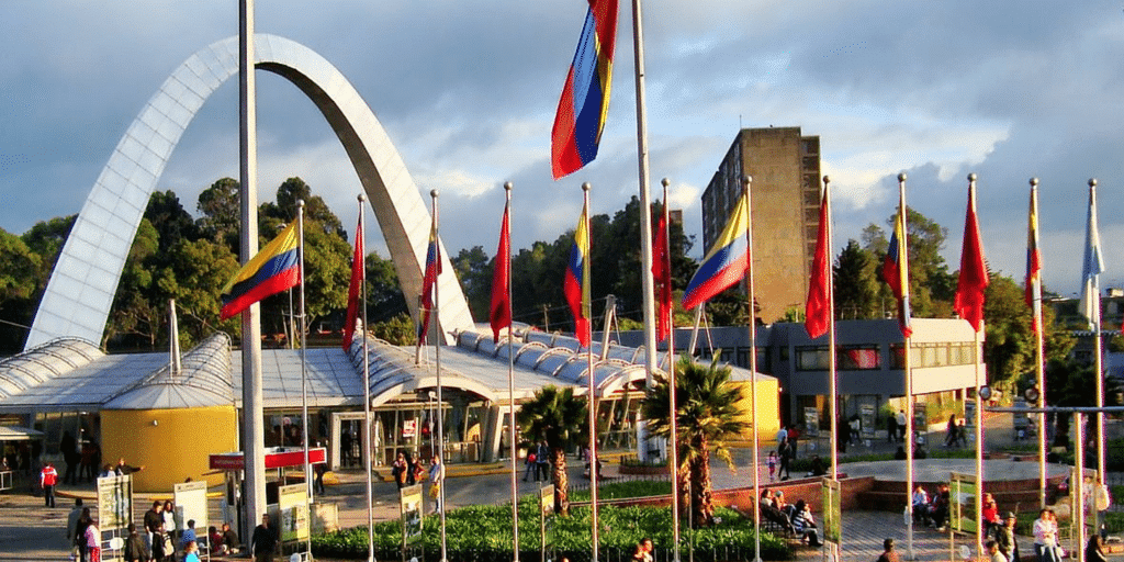 La capital colombiana. La capital colombiana.