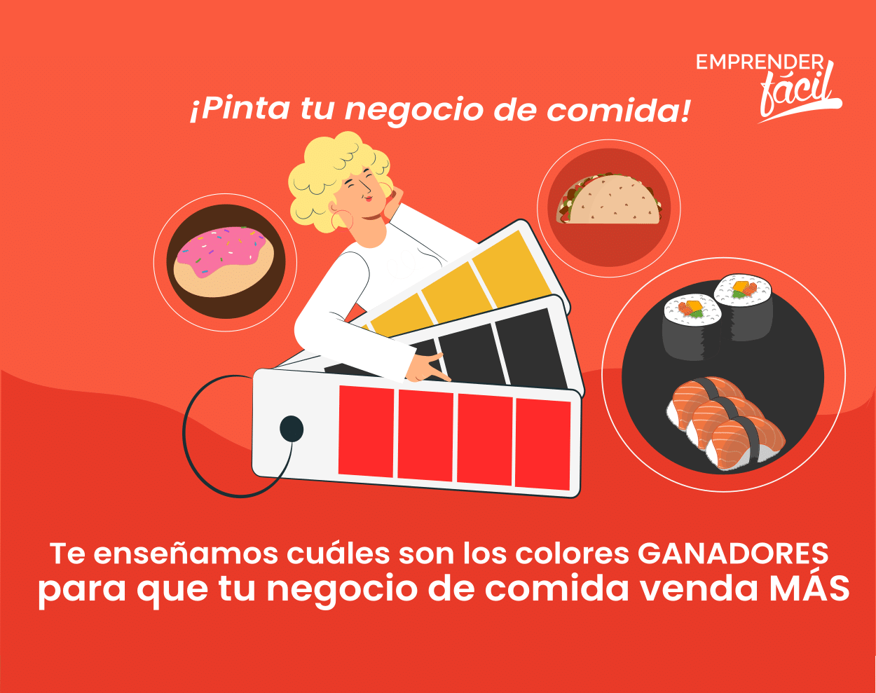 Colores para Negocios de Comida ¡Atrae a muchos clientes!