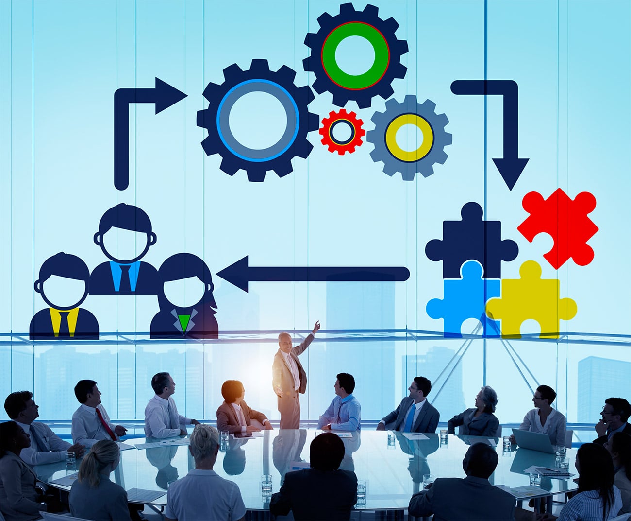 Organigrama de una empresa. **LAS BASES** de tu negocio