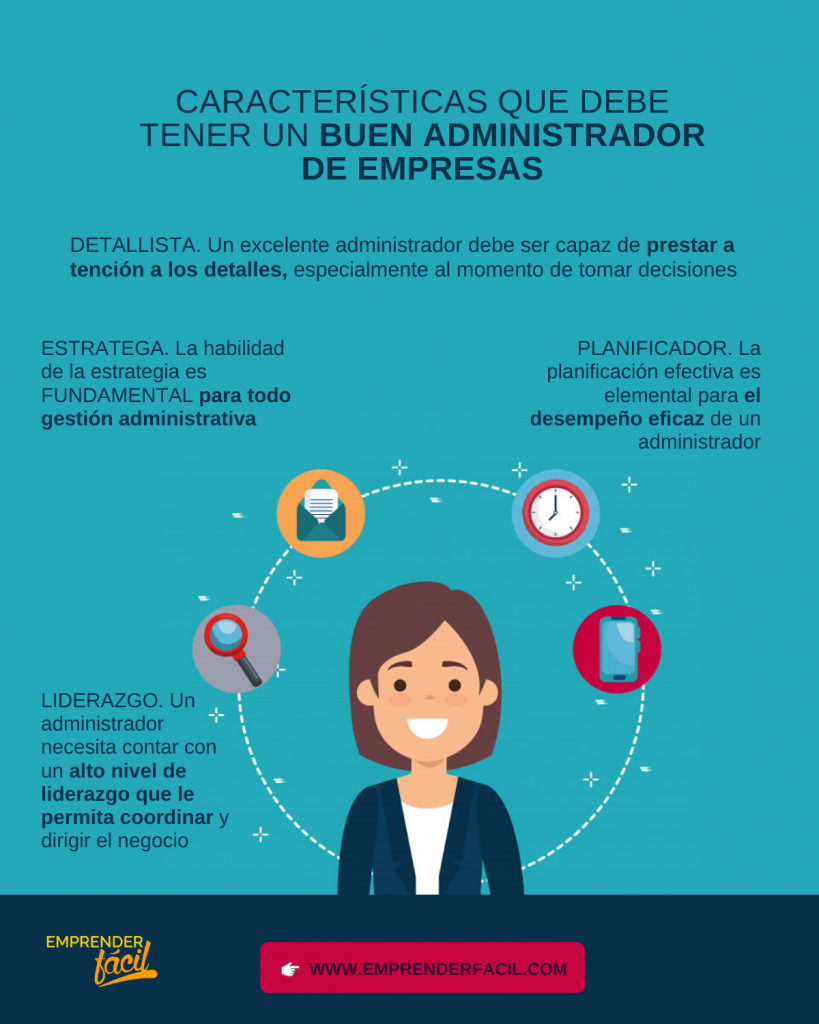 funciones de un administrador de empresas