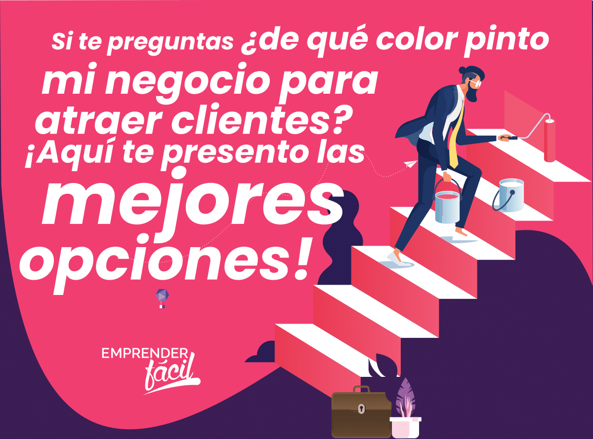 ¿De qué color pinto mi negocio para atraer clientes?