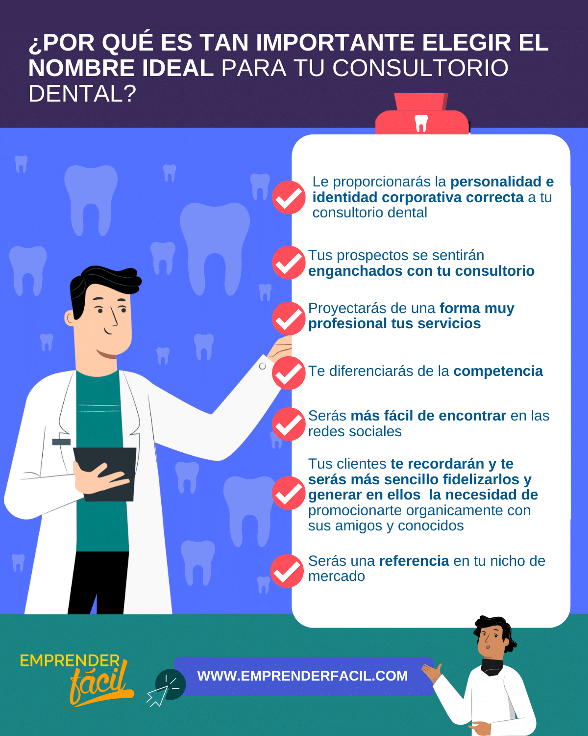 Importancia del nombre para tu consultorio dental