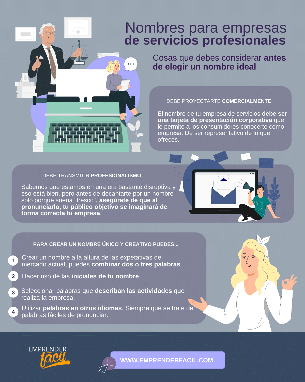 Nombres para Empresas de Servicios Profesionales + Tips