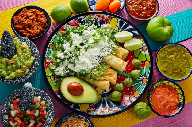 Enchiladas, comida mexicana