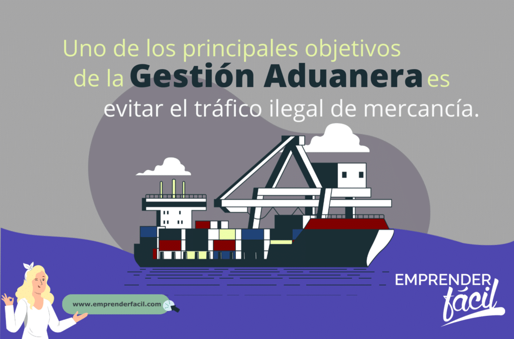 La gestión aduanera evita el tráfico ilegal de mercancía.