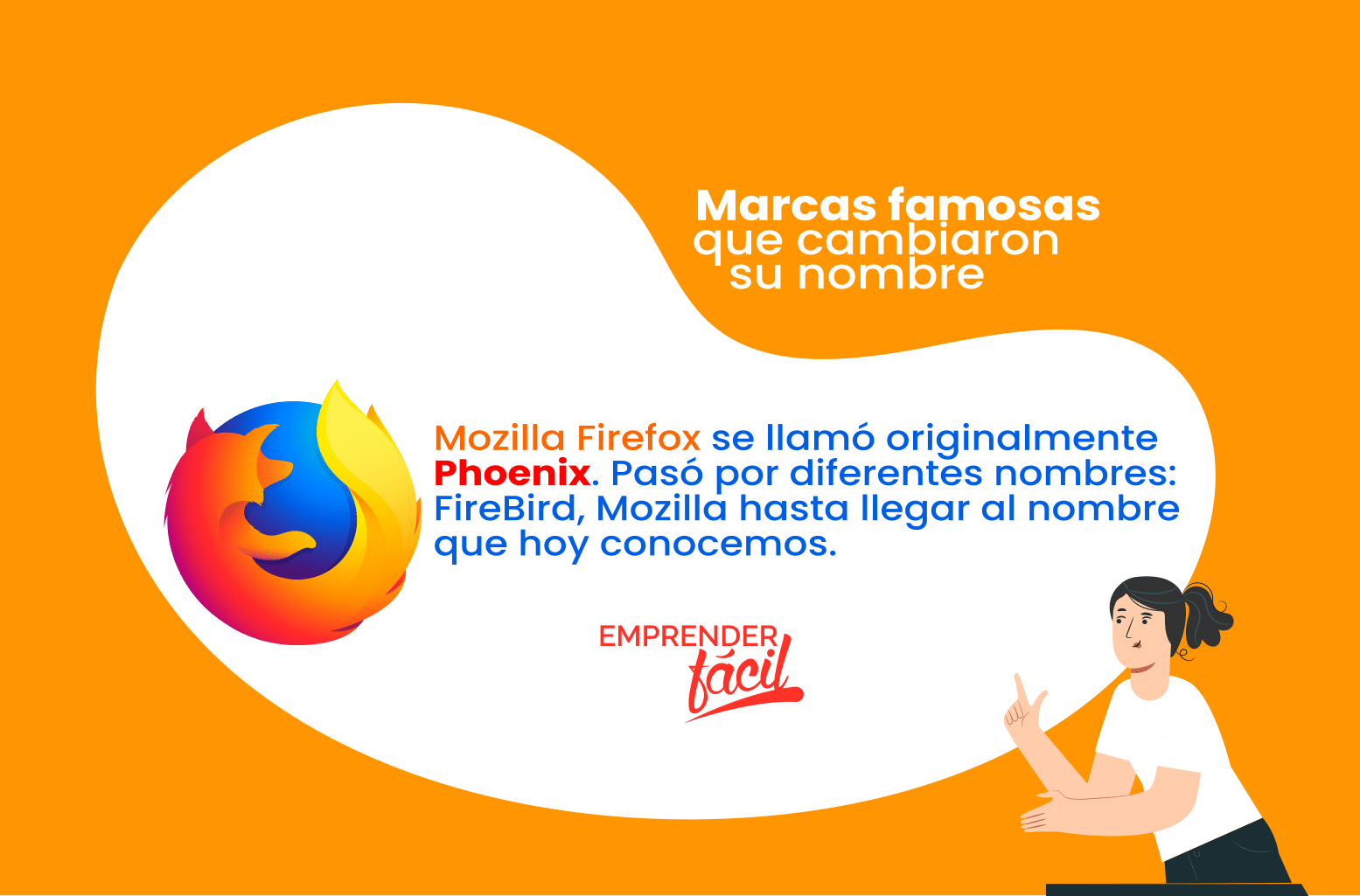 Marcas famosas que cambiaron su nombre caso Firefox
