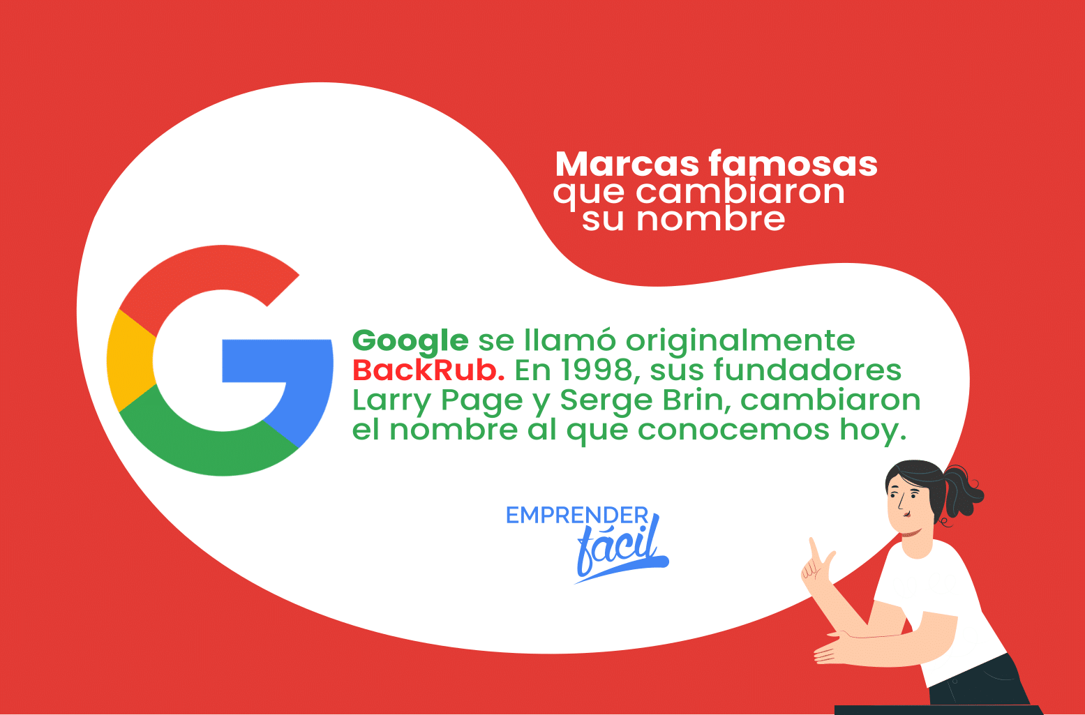 Marcas famosas que cambiaron su nombre caso Google