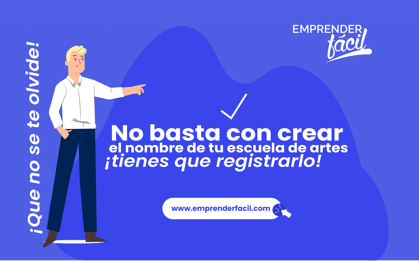 Al contar con el nombre ideal, debes registrarlo