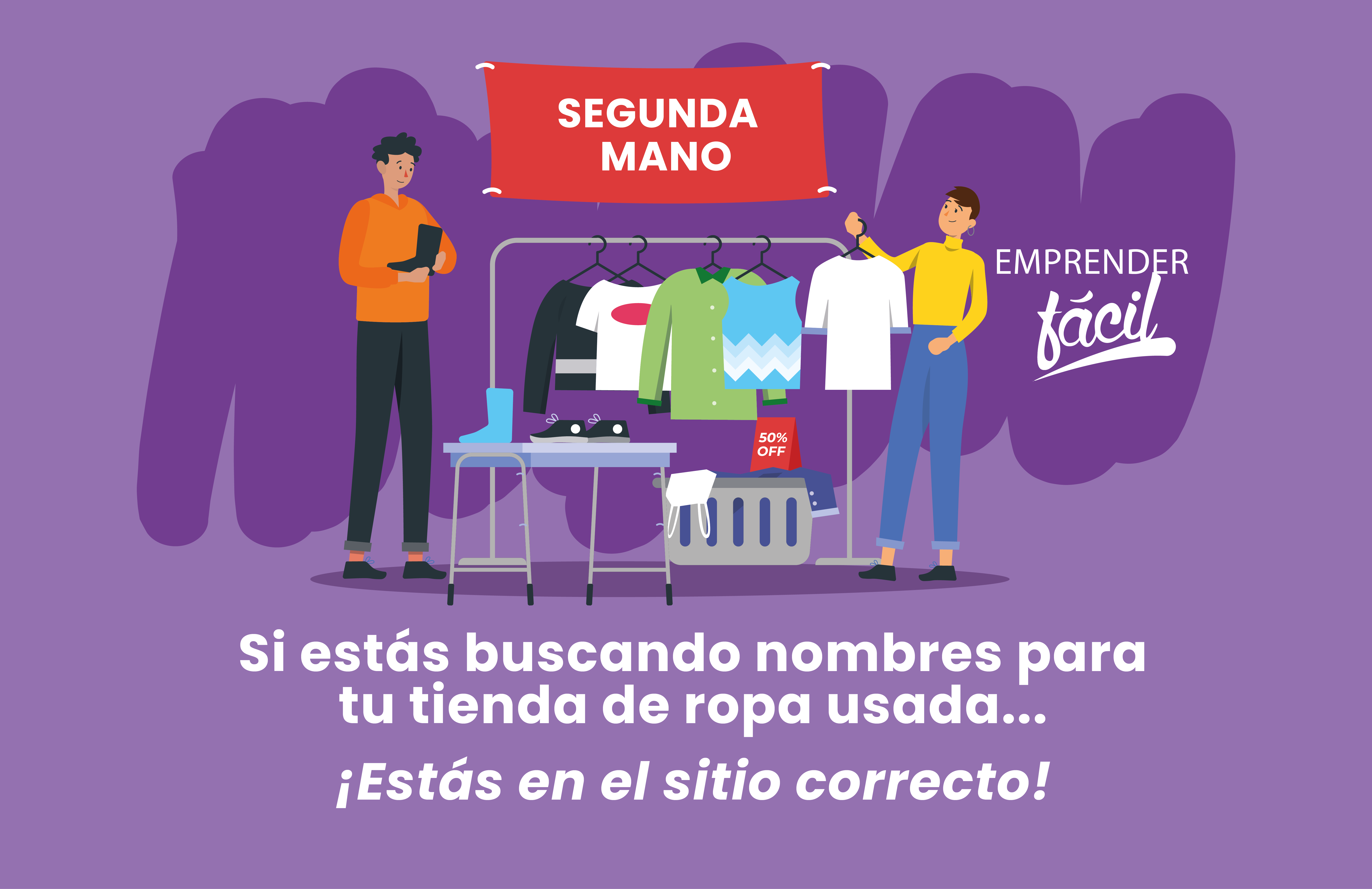 52 Nombres para Tiendas de Ropa Usada Emprender Facil