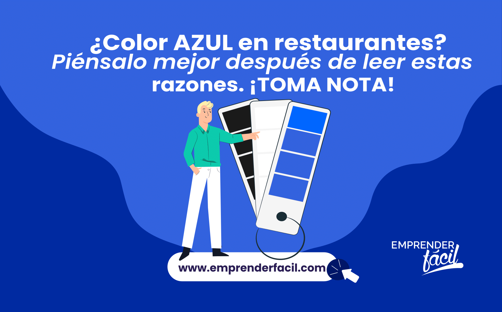 El color azul