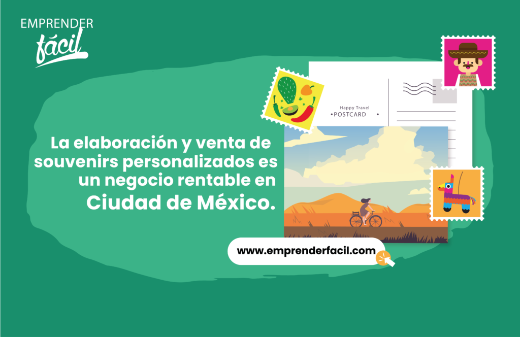Elaboración y venta de souvenirs personalizados.