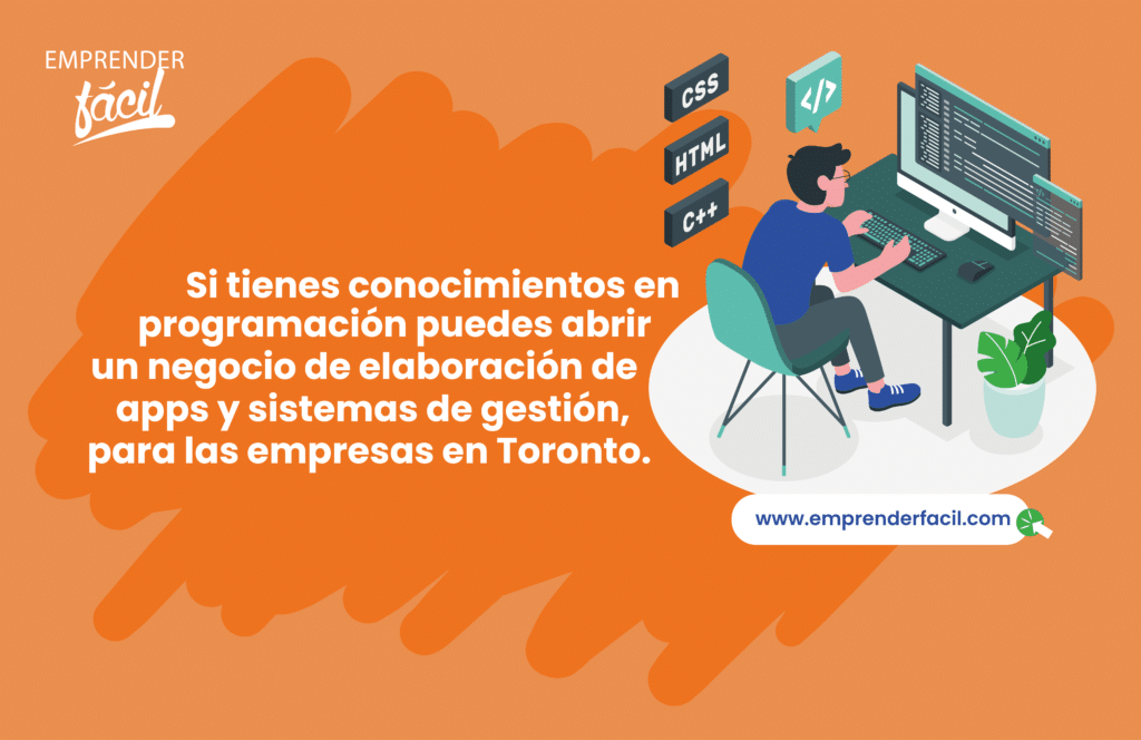 Los emprendimientos en el área  de tecnología, se consideran negocios rentables en Toronto.
