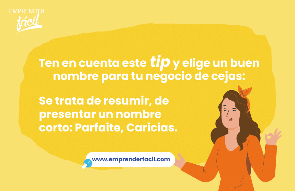 Tips para elegir Nombres para Negocios de Cejas.