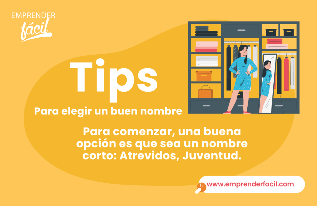 Tips para elegir el nombre para tiendas de ropa juvenil.