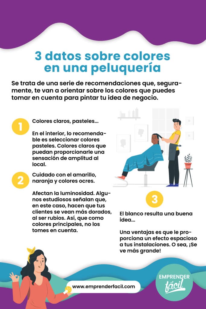 3 datos importantes sobre los colores para una peluquería.