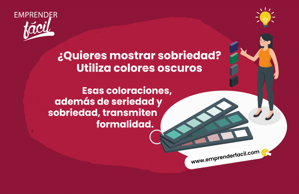 Los colores oscuros aportarán sobriedad y seriedad a tu cafetería.