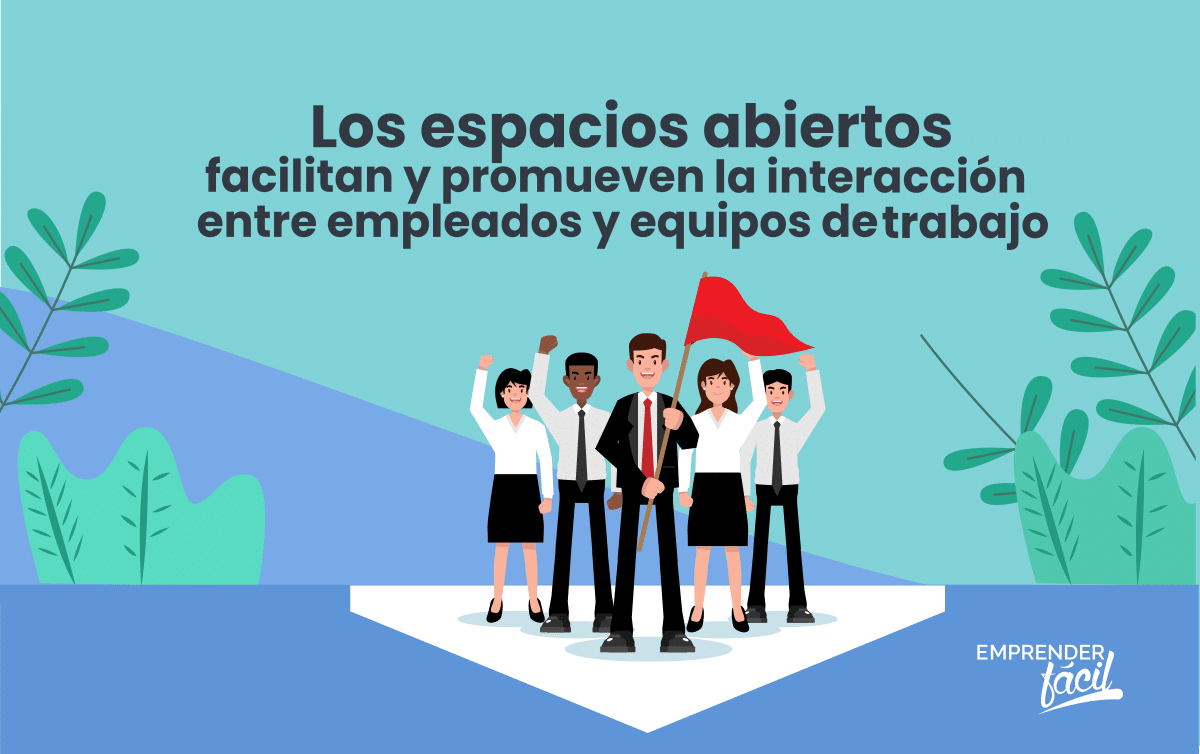 Los espacios abiertos para el trabajo colaborativo en la empresa