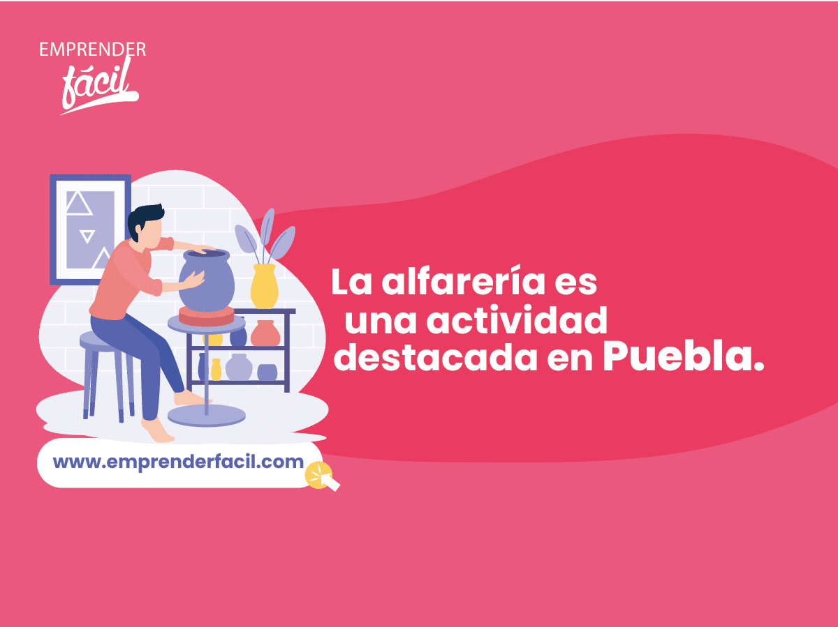 La alfarería es una actividad destacada en Puebla.