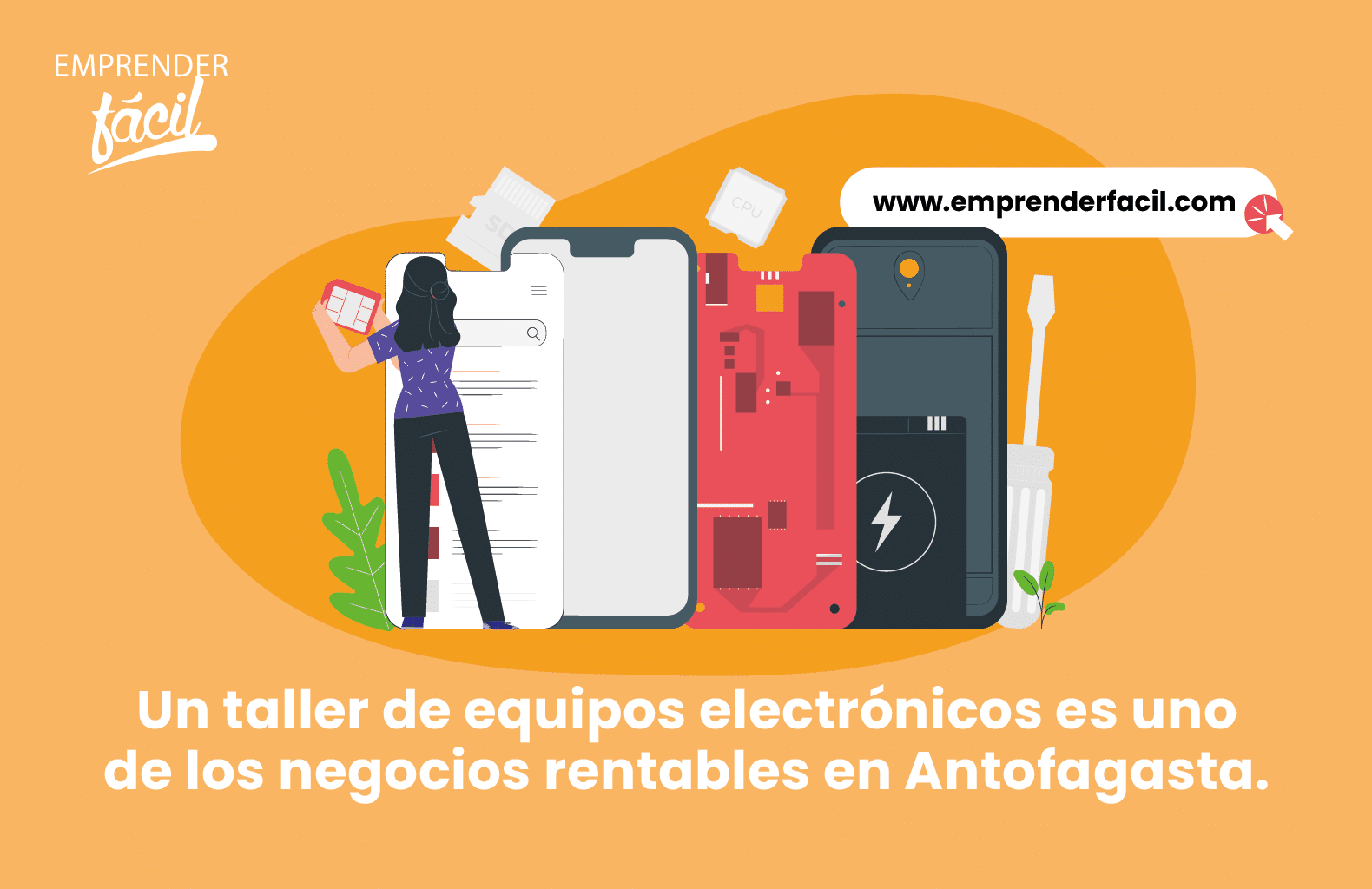 Un taller de equipos electrónicos es uno de los negocios rentables en Antofagasta.