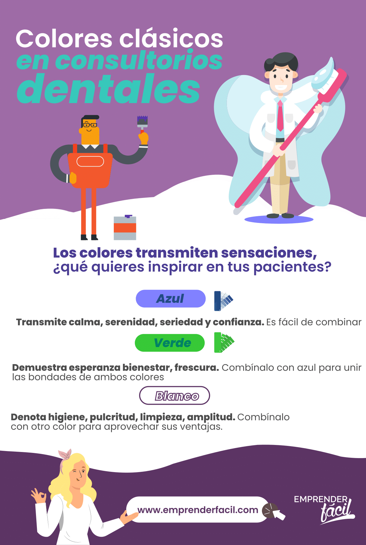 colores para consultorios dentales.