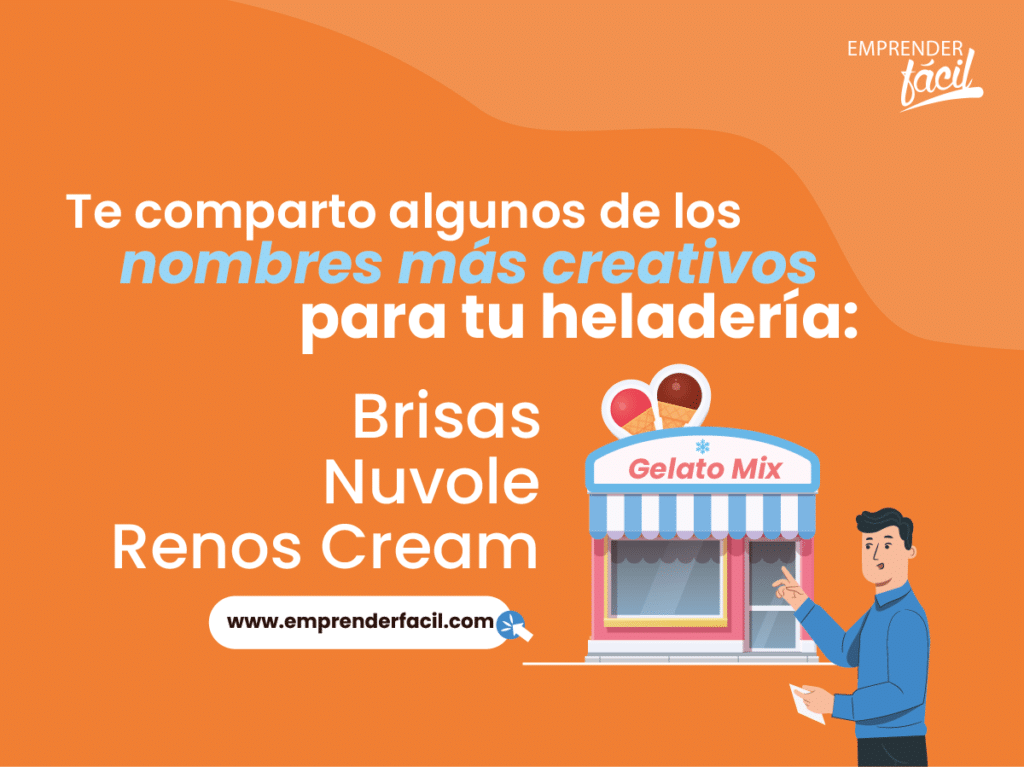 Nombres creativos para heladerías.
