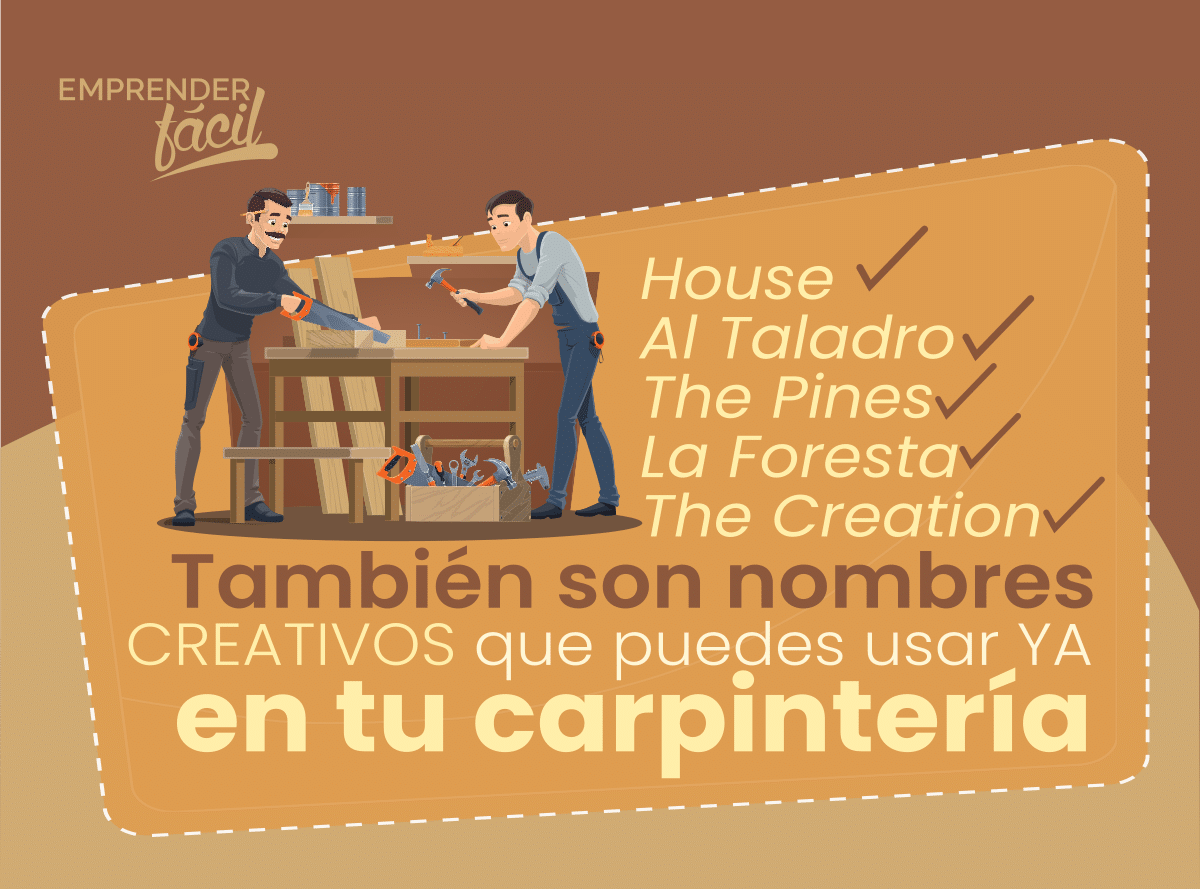 Más ideas de nombres para carpinterías