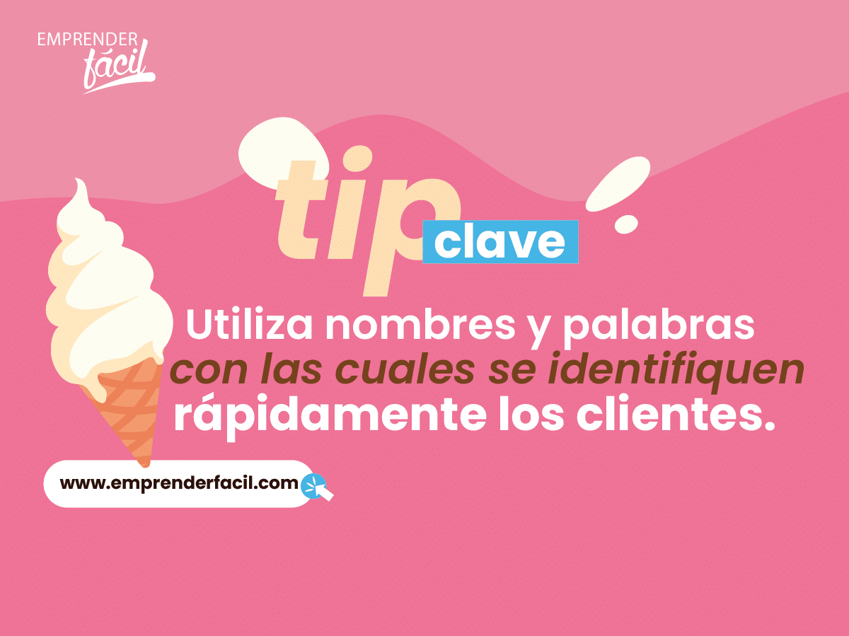 Tips para elegir buenos nombres para heladerías.