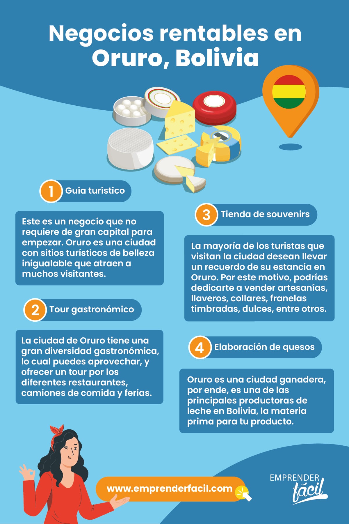 Negocios rentables en Oruro, Bolivia.