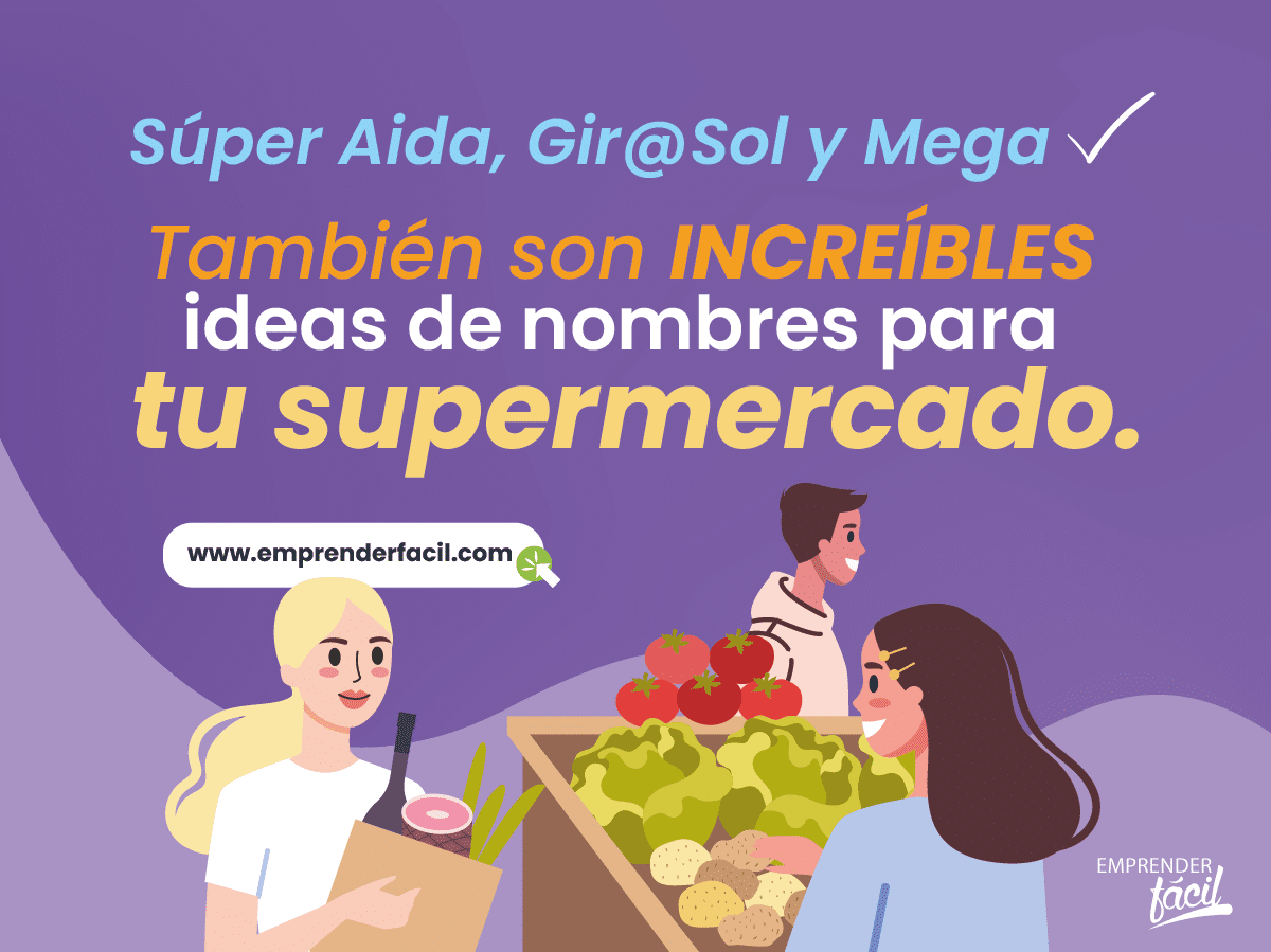 Ejemplos de nombres para supermercados.