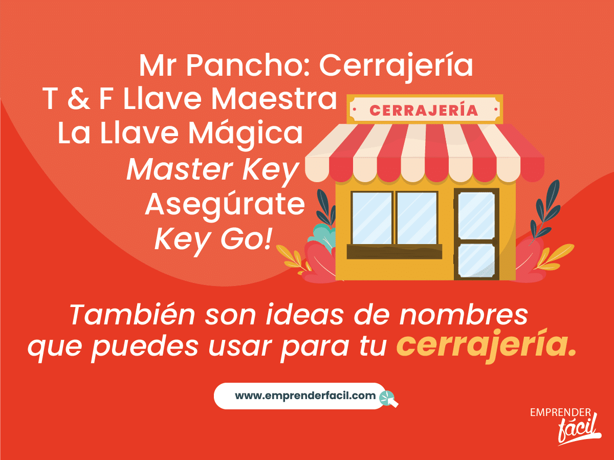 Nombres para Cerrajerías.