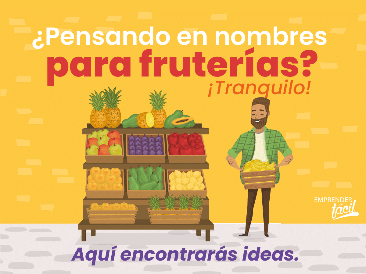Nombres para fruterías creativos y fáciles de recordar