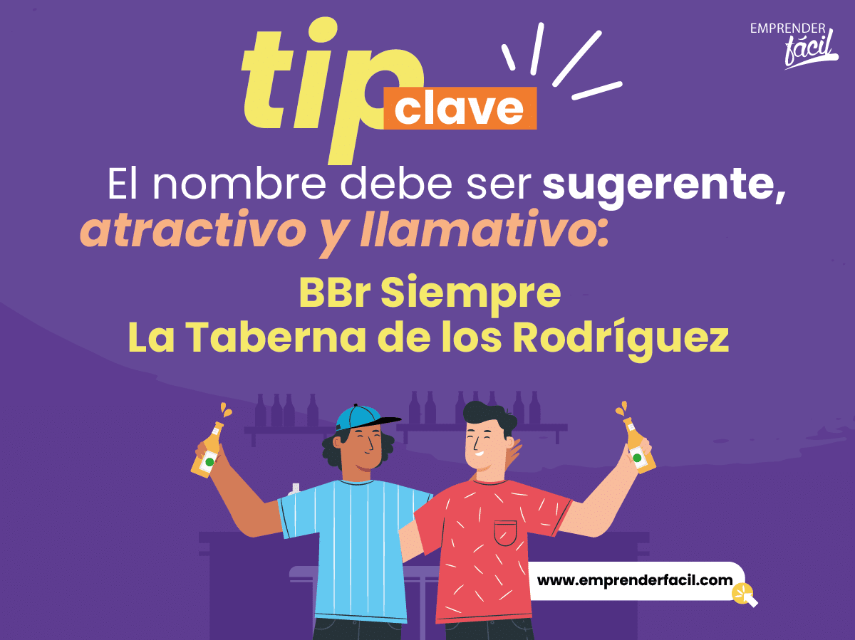 Tip para elegir nombres para bares.