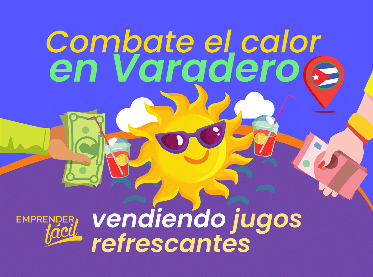 Los negocios de bebidas regrescantes son rentables en Varadero, Cuba