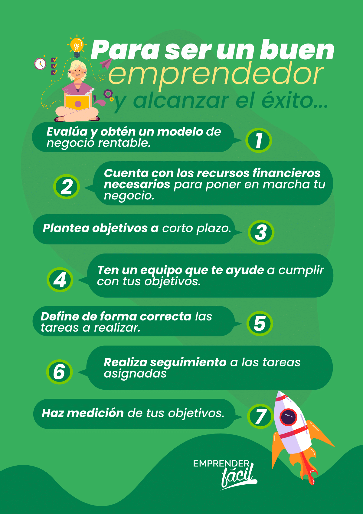 ¿Cómo ser un buen emprendedor?