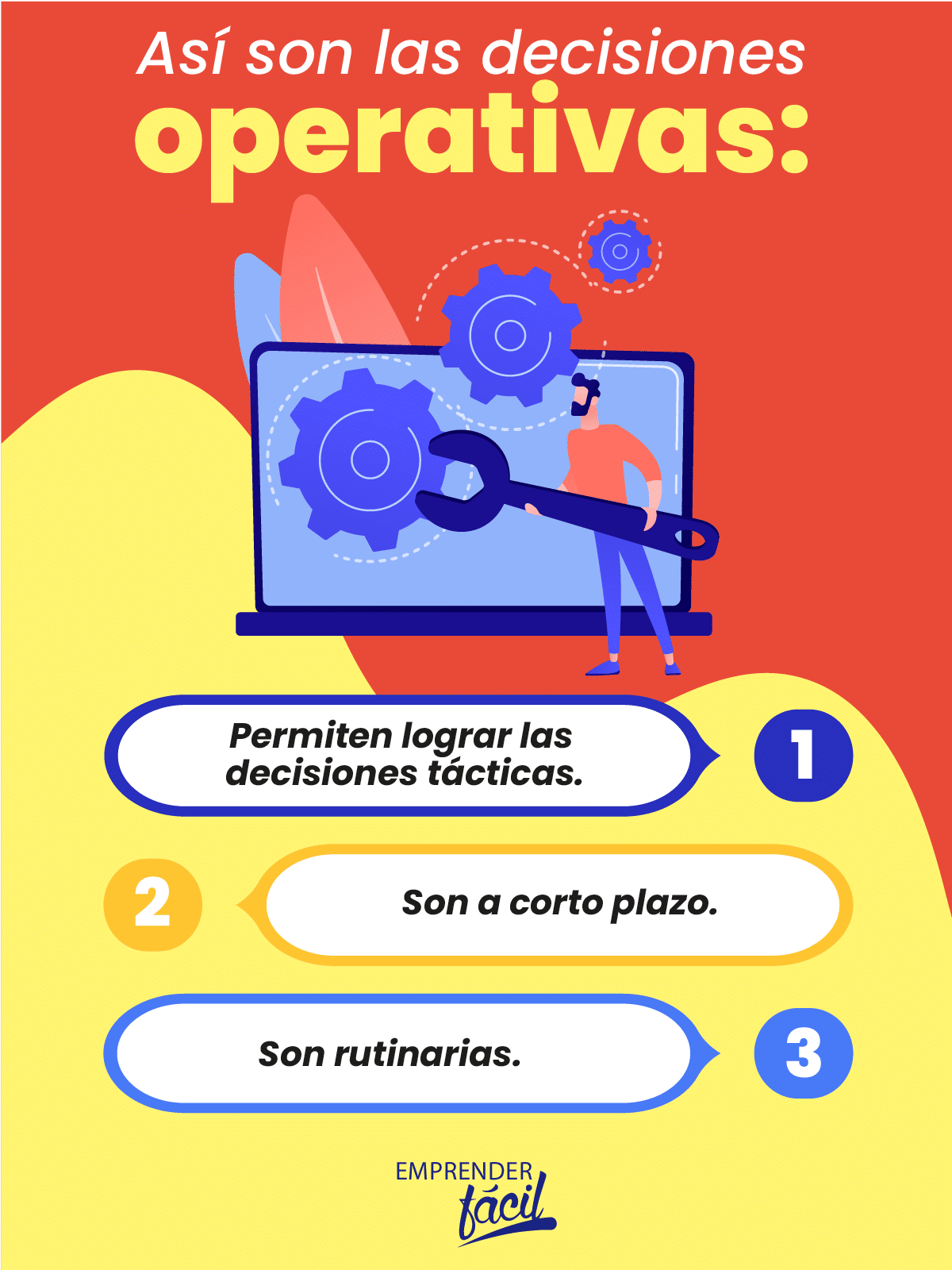 Así son las decisiones operativas.