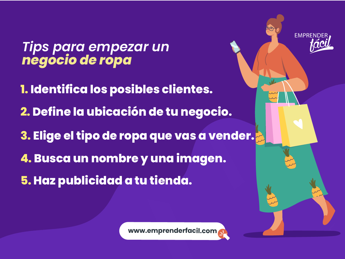 Tips para empezar una negocio de ropa.