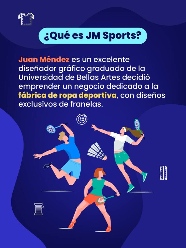 misión visión y valores de una empresa de producción JM Sports