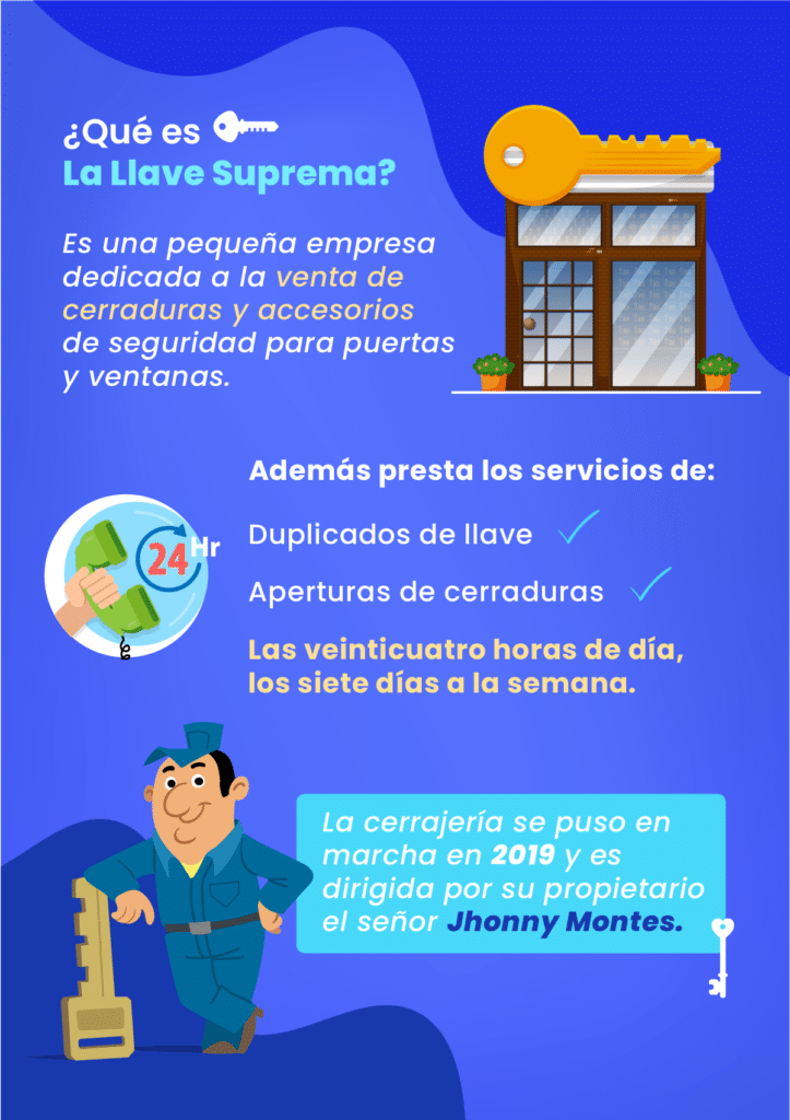 Misión  visión y valores para una cerrajería