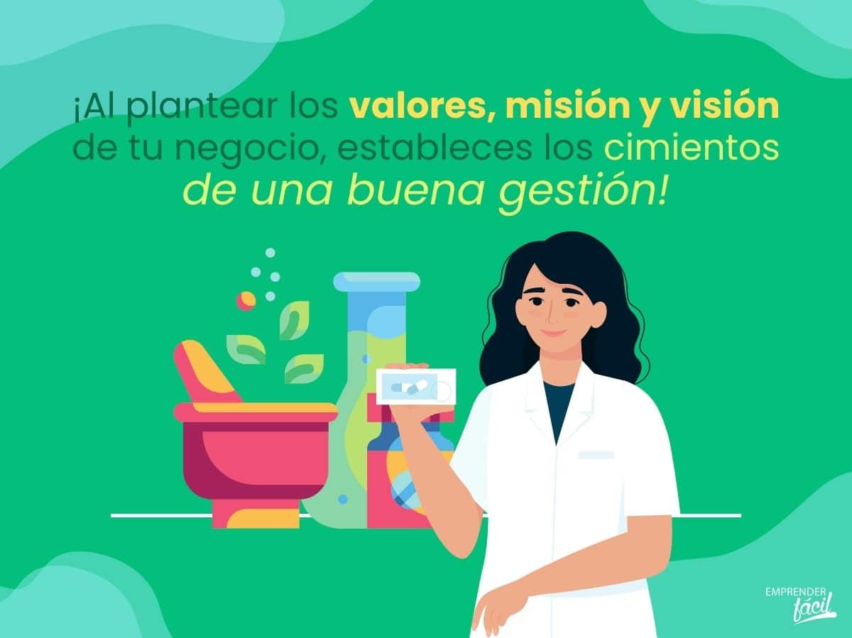 Misión visión y valores de una botica naturista. Parte I