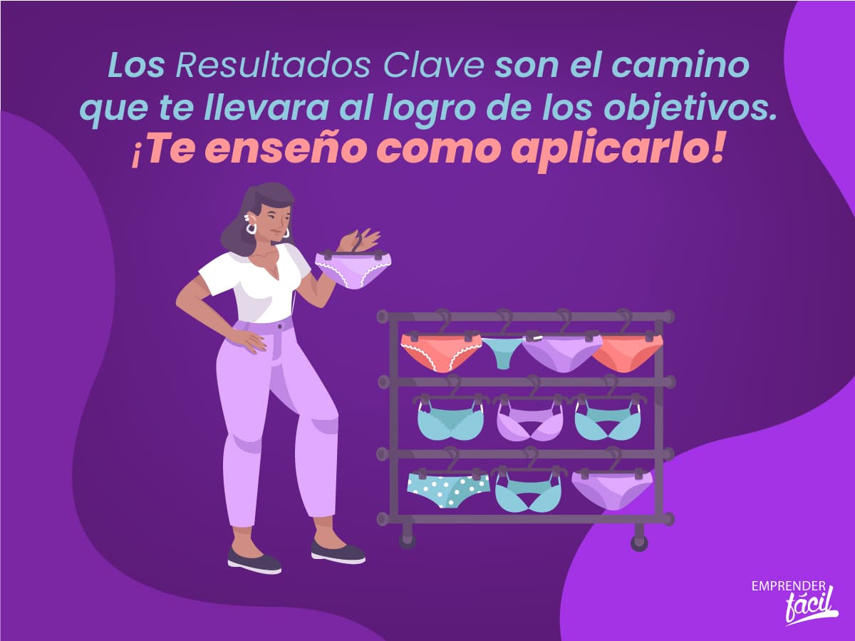 Ejemplo de objetivos y KR en una Fábrica de ropa íntima