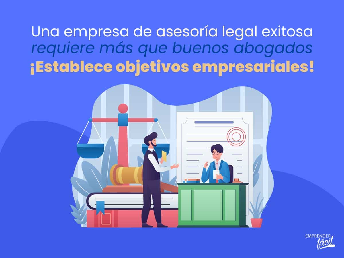 Objetivos en una empresa de asesoría legal