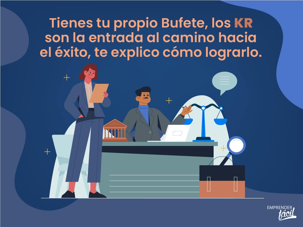 OKR y resultados clave en empresa de asesoría legal
