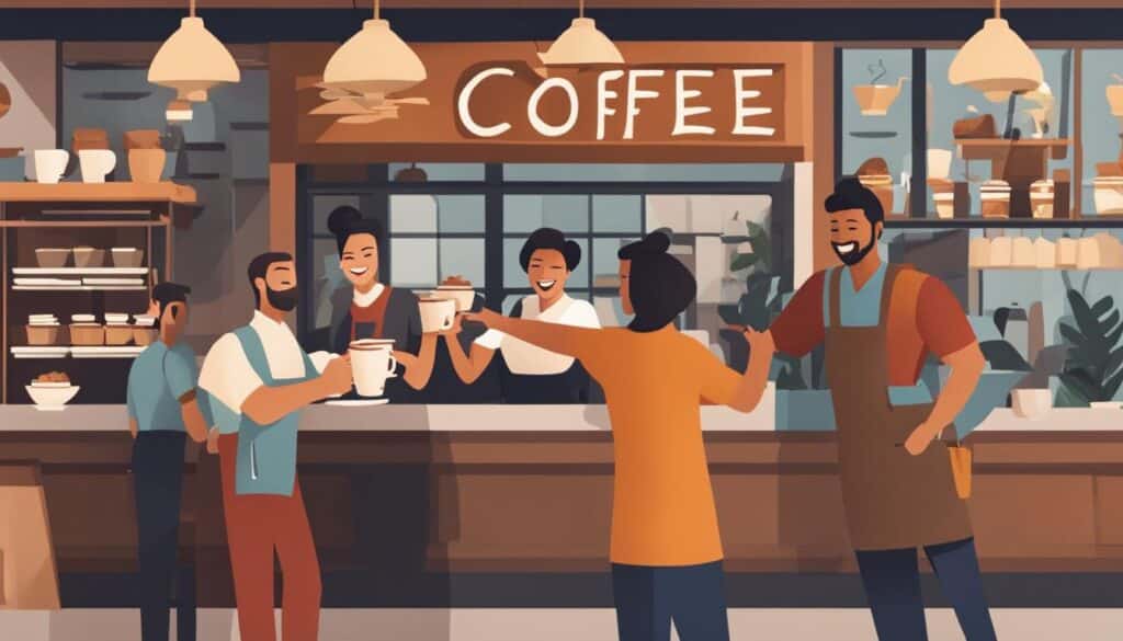 éxito en el negocio del café