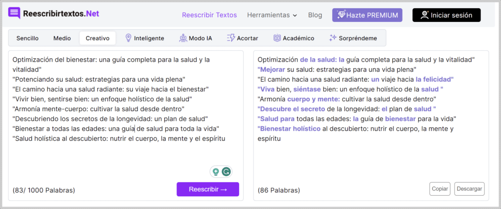 ¿Cómo puede utilizar Reescribirtextos.net para crear contenido que venda? 1