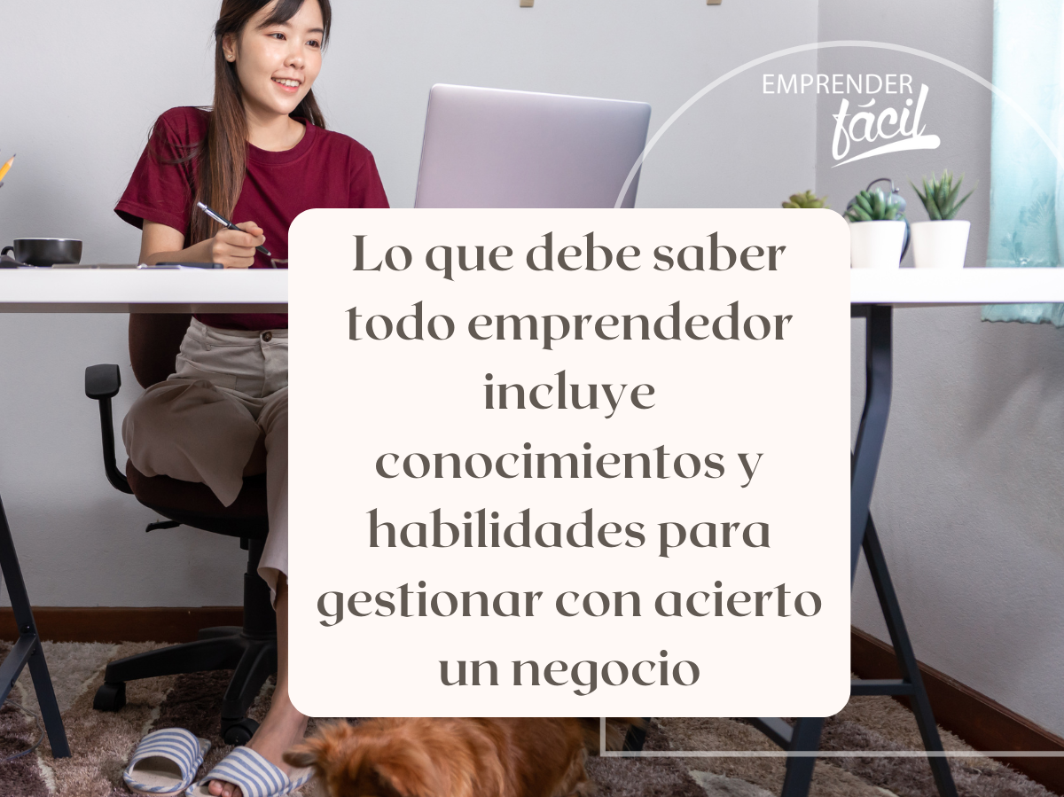 Qué debe saber un emprendedor