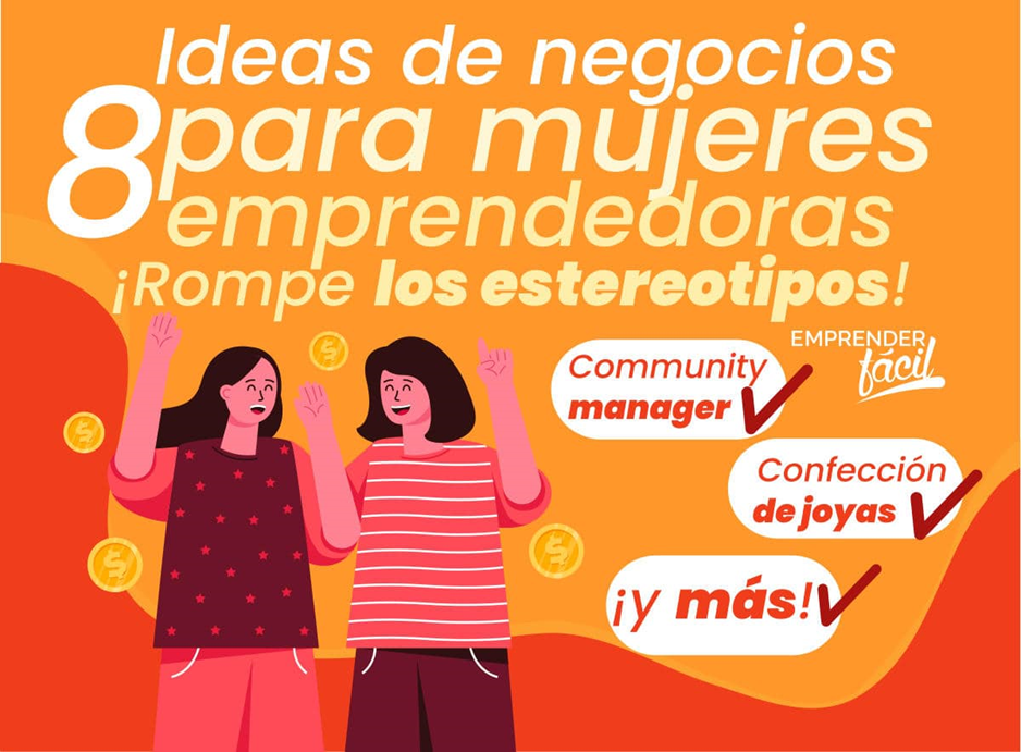8 ideas de negocios para mujeres emprendedoras