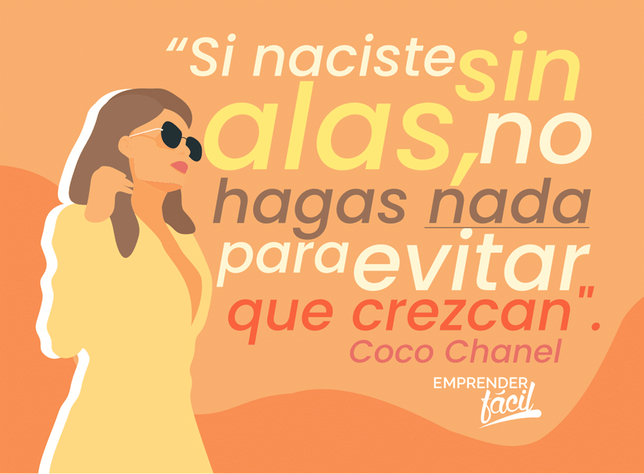 Si naciste sin alas, no hagas nada para evitar que crezcan.