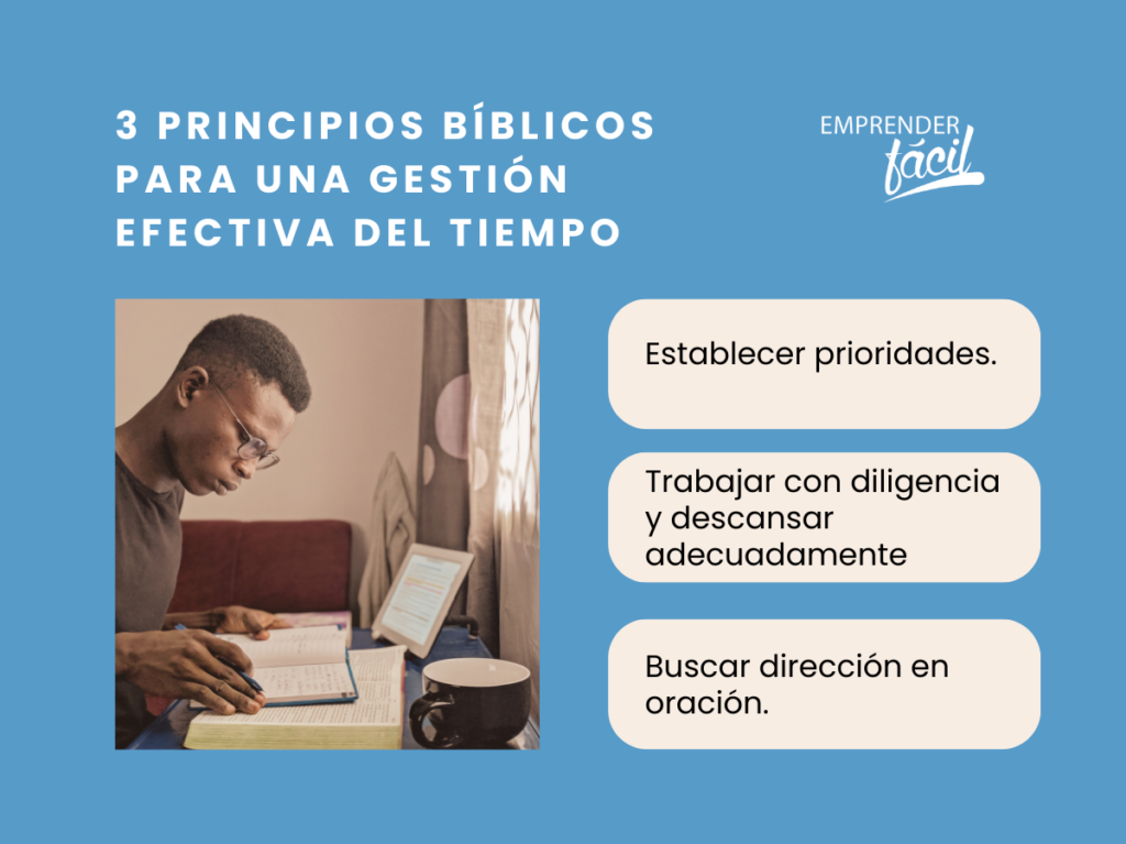 Como emprendedor cristiano puedes apoyarte en estos principios bíblicos